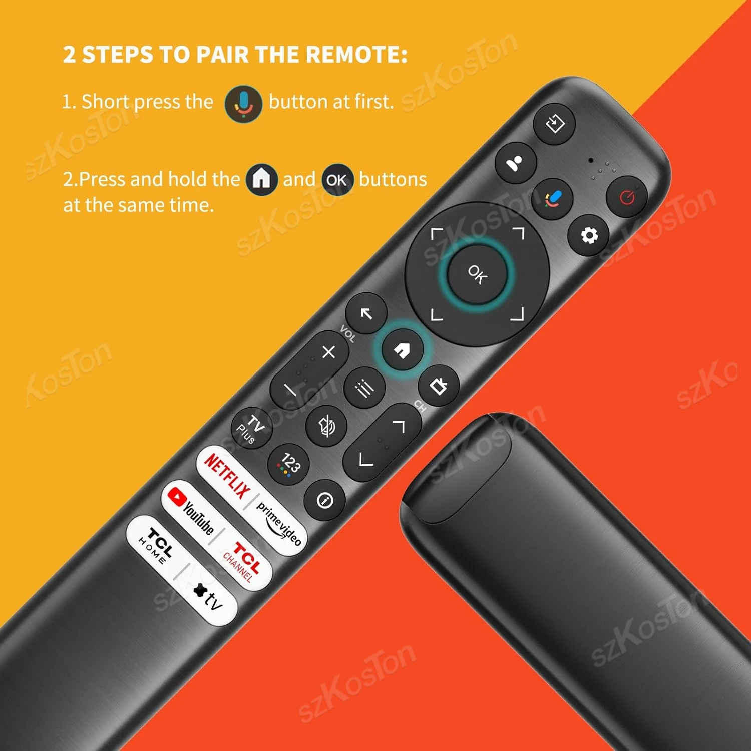 Replacement Remote Compatible with TCL Google TV Voice Remote Control RC813 Android Smart TVs for TCL Q6/Q7/QM8/S3/S4 Series