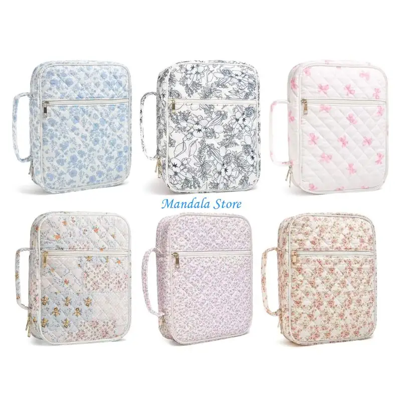 

U2JC Reusable Cotton Case Organizers Flat Laying Design Storage Space Church Study Home Travel Use