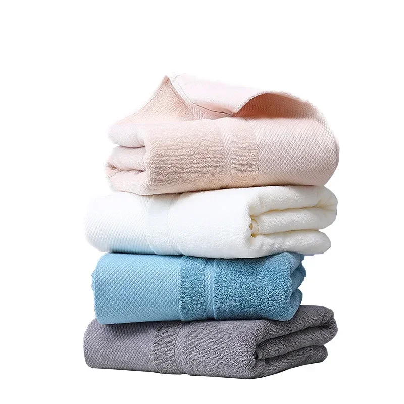 100% Cotton High Quality Face Towels Set Bathroom Soft Feel Highly Absorbent Shower Hotel Bath Towel Multi-color 74x34cm