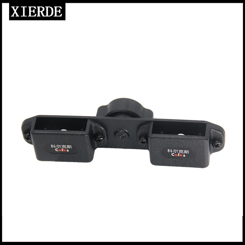 Colks-Support de pince arrière pour cadre de voiture, 17mm, style de clip arrière, déterminer talkie walperforé, support de voiture pour talkie walperforé et haut-parleur