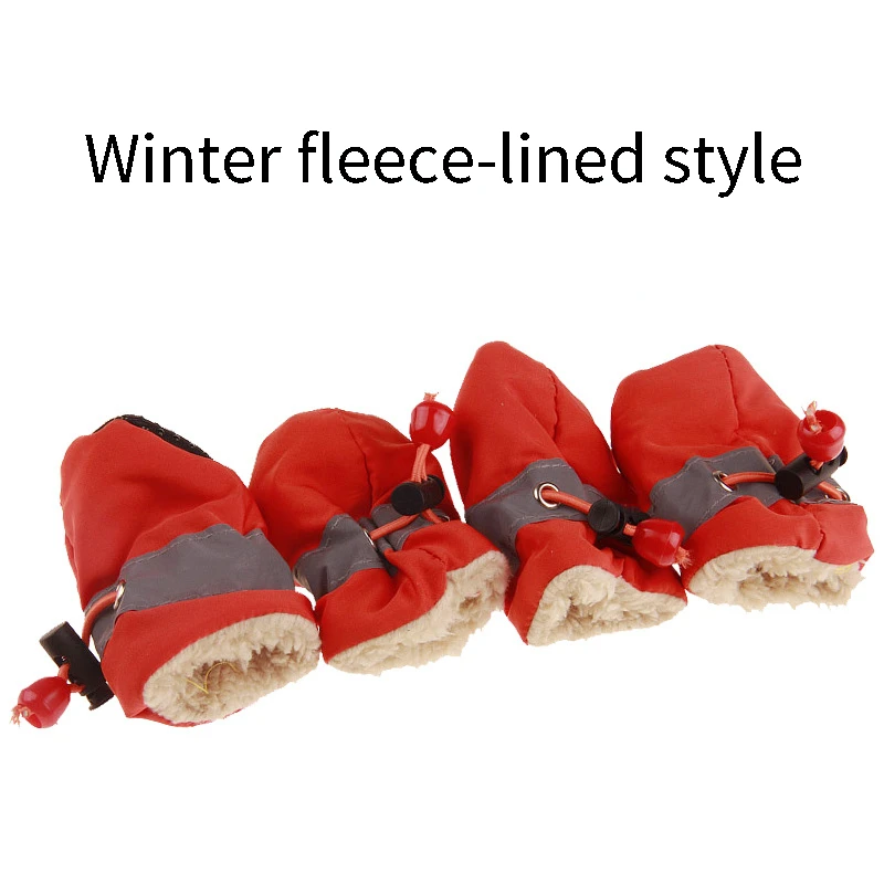 Waterproof Soft Dog Shoes for Chihuahua, Non-Slip Pet Warm Boots, Outdoor Accessories, Winter