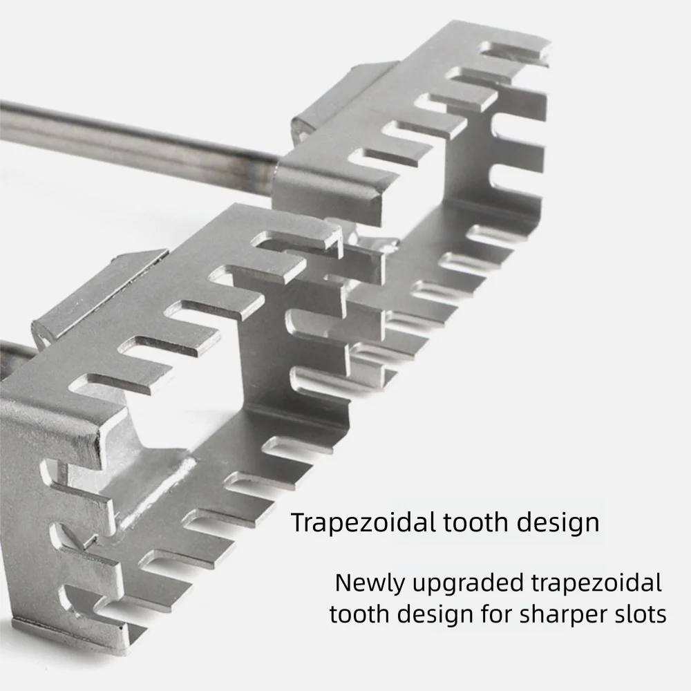 قطع سريع ثقب مربع القاطع لكمة مربع التعامل مع 4 حفر مربع المقبس الناخس الشق مقبض دائري 2 حفر و 2 الأخاديد #1