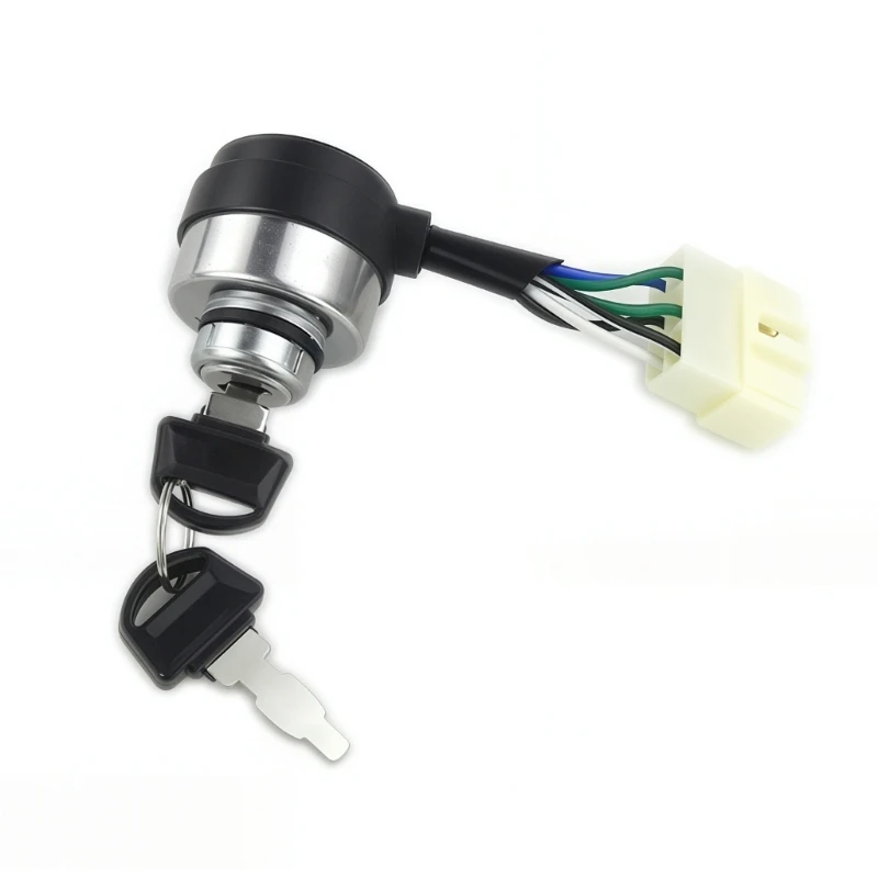 M68B Generator Start Control Lock Assembly for 188F Setups, 6 Wire Harness and Keyed Panel Control Unit for Worn Panel Repair