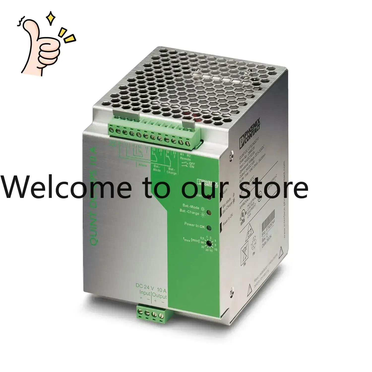 

Источник питания Phoenix UPS 2025.4QUINT-DC-UPS/24DC/10, 2866226