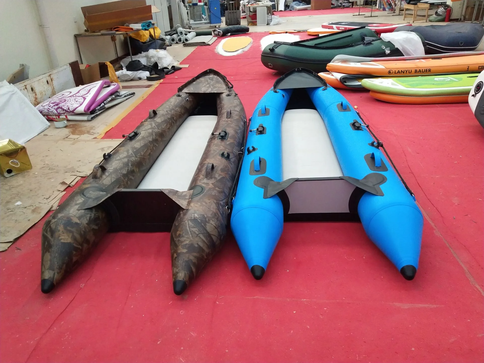 inflatable kayak PVC  canoe with transom