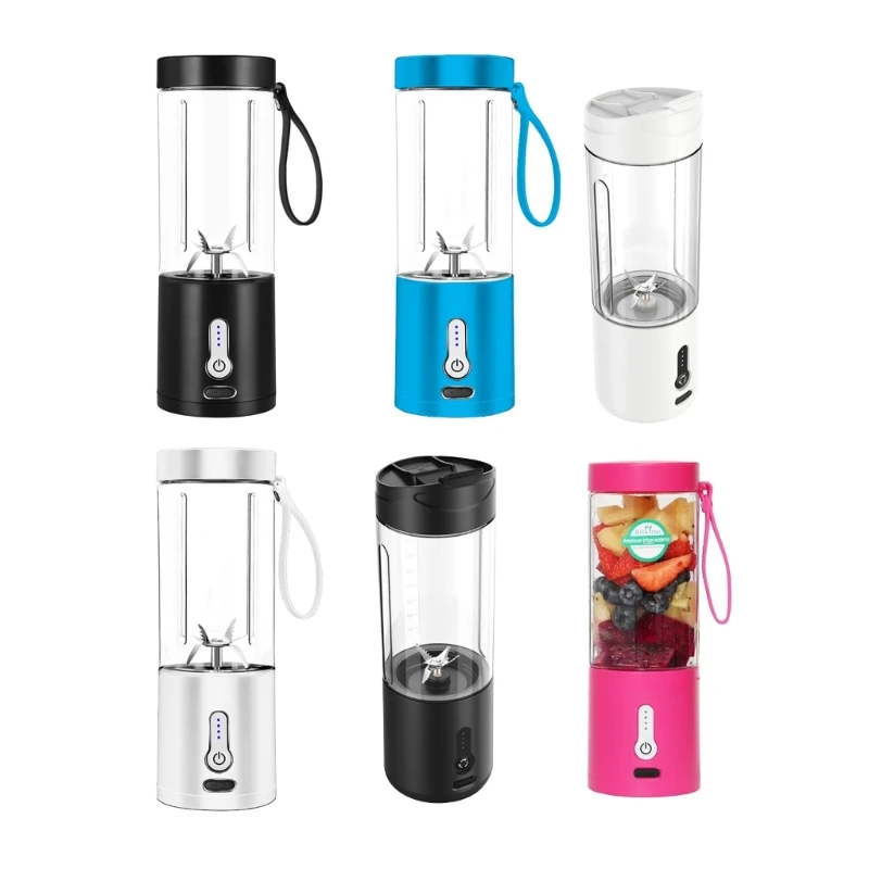 Travel Blender Cup เครื่องปั่นส่วนบุคคล Mini ผลไม้คั้นน้ำผลไม้แบบพกพาไฟฟ้า Juicer สำหรับสมูทตี้น้ำผลไม้นม Dropship