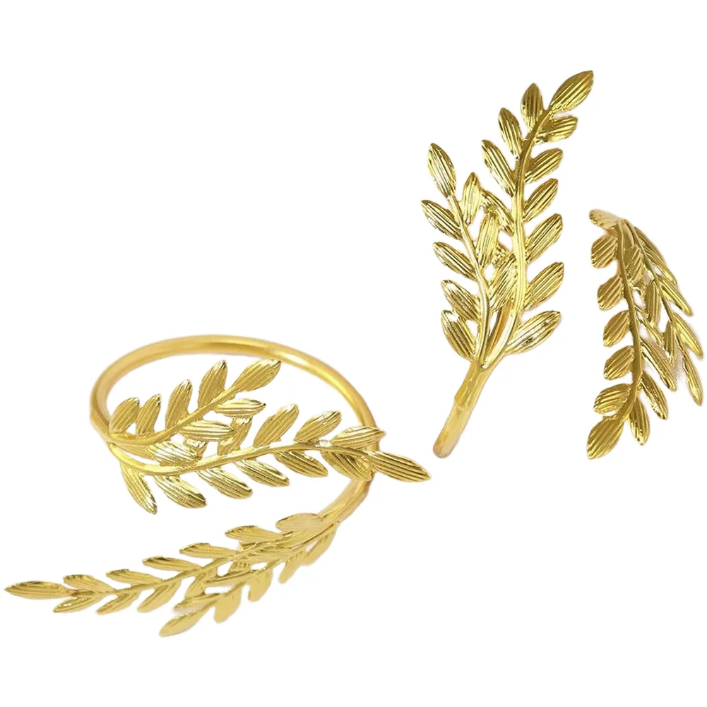 High End Looking Metal Napkin Rings with Grain Texture for Wedding Banquet Hotel Table Decor Gold 8.5x4.5cm 8pcs