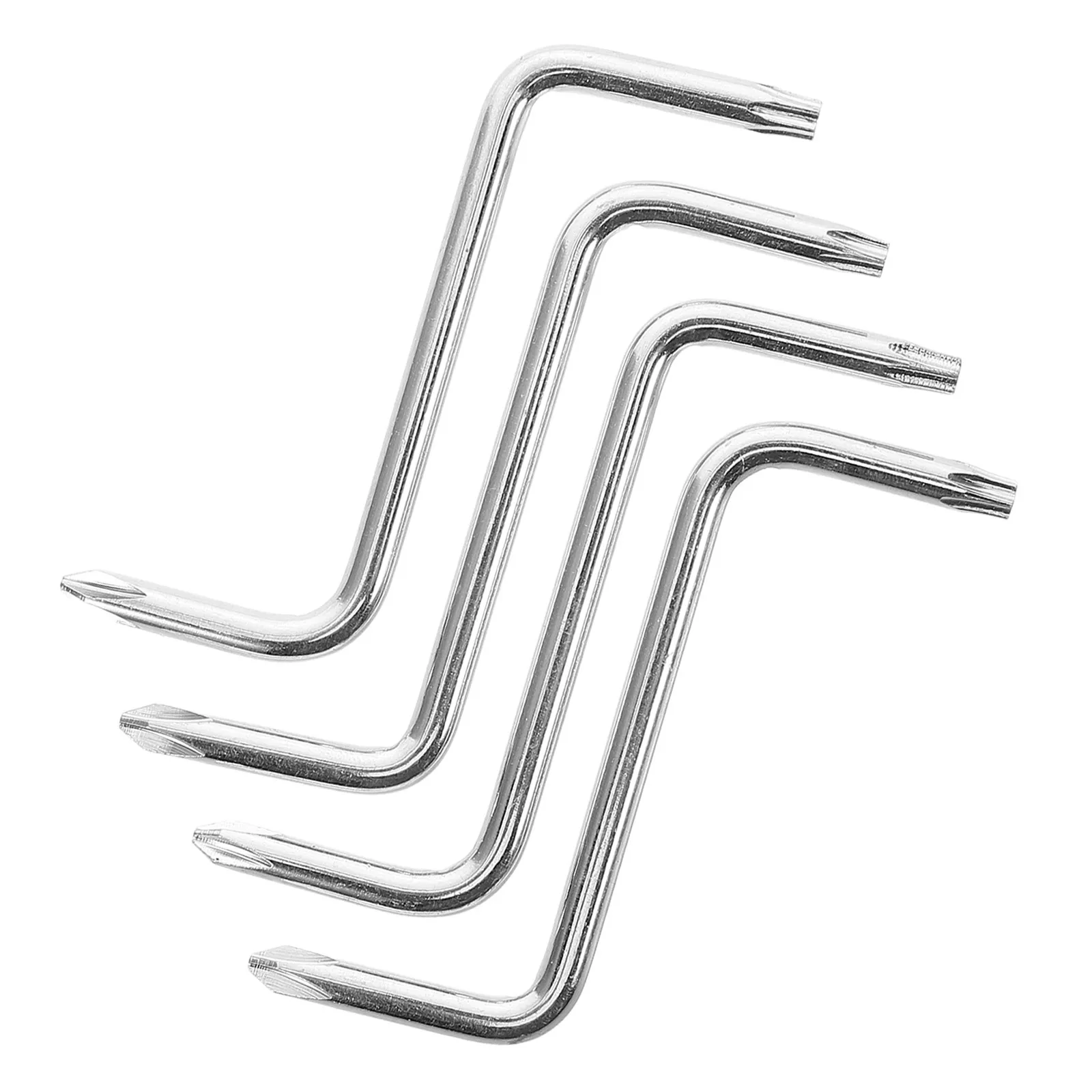 

4Pcs Mudguards Screwdriver Set Z Type Offset Driver with Ergonomic Handle for Narrow Spaces Dual Head Automotive Home Appliance