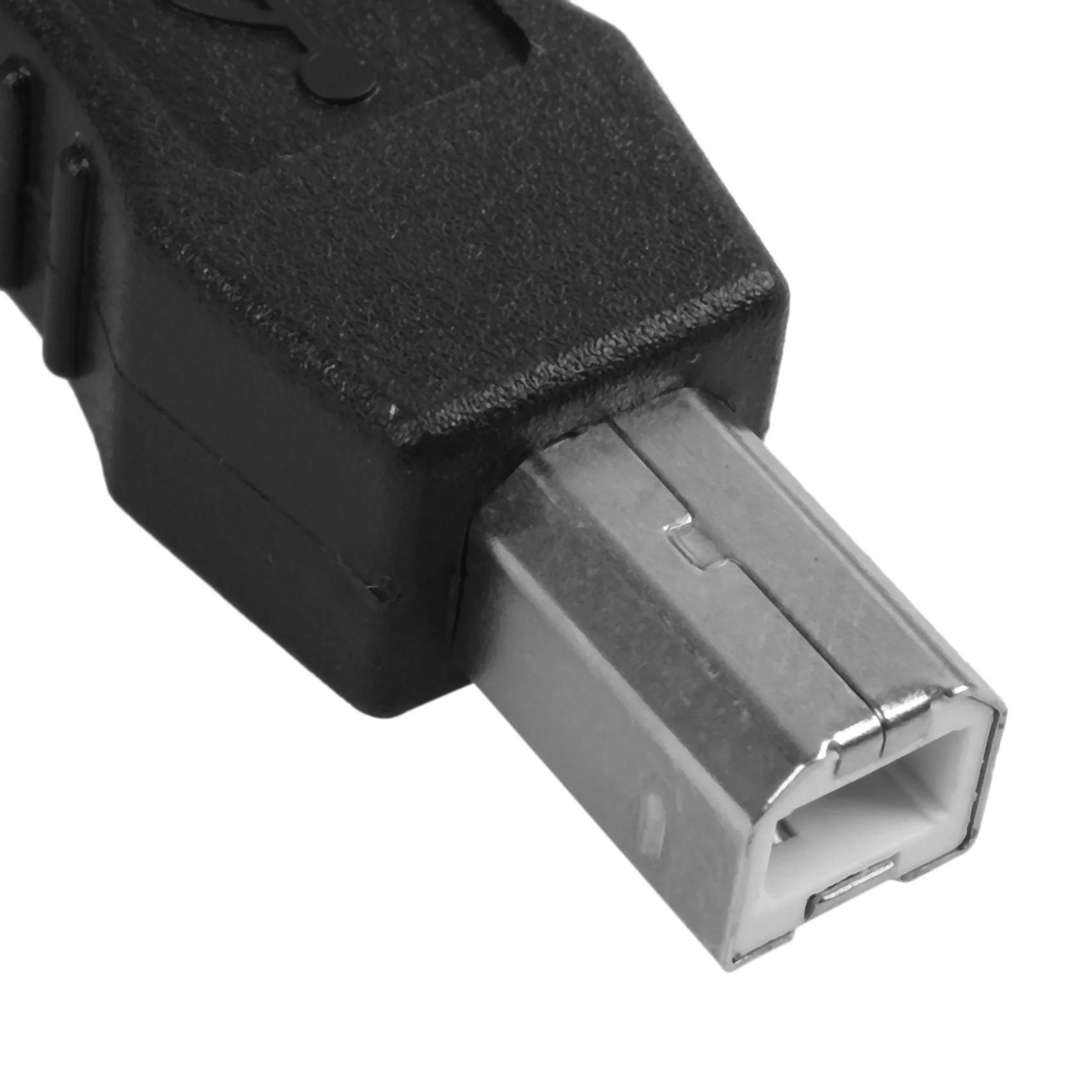 N75R-2X Adaptor Printer USB Tipe A Wanita - Tipe B Pria Warna Hitam Perak