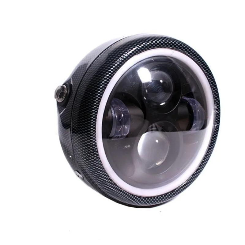 

Motorcycle modification LED retro headlights GN125 retro metal headlights