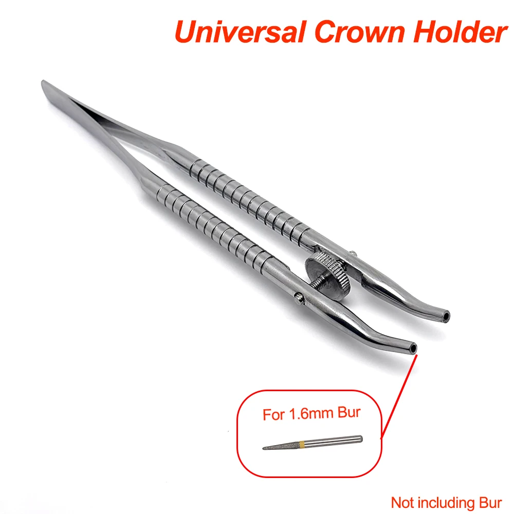 Dental Stainless Steel Jacket Grip Forceps for Crown Removal Spreading and Precise Instrument Handling