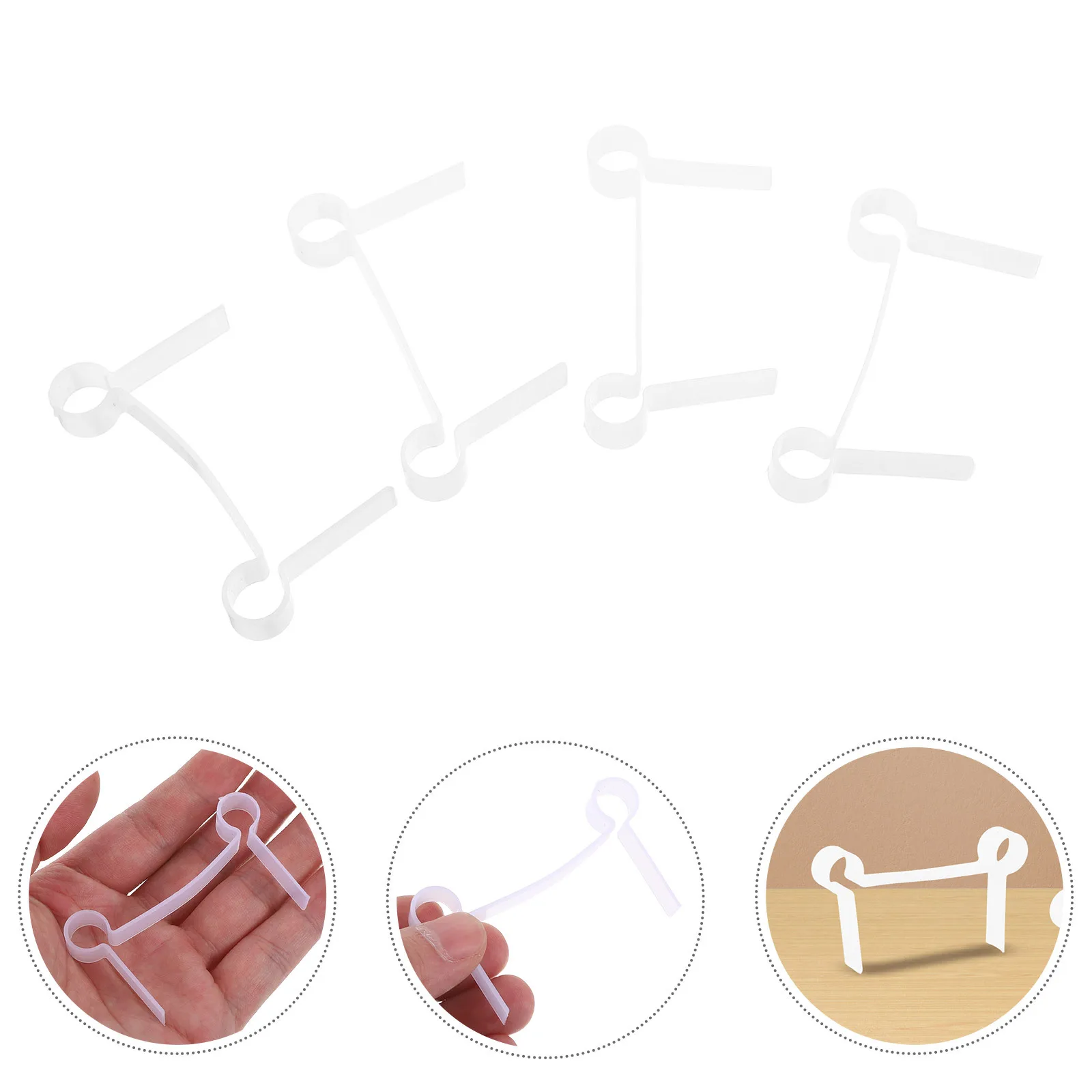 

4pcs Glass Door Sealing Edge Gasket For Bathroom Shower Door Side Seal Replacement Hinge Shims Spacer Pads Glass Clamp Gasket