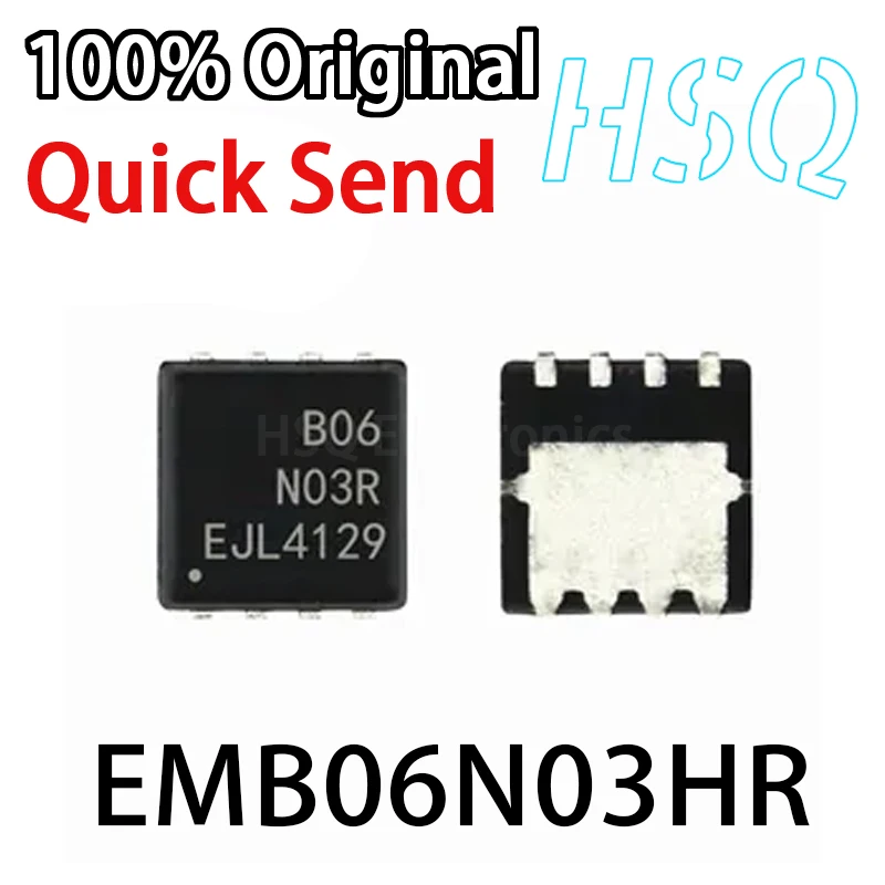 1-5PCS B06 N03 EMB06N03HR B06N03R Packaged EDFN 5x6 Field-effect Transistor