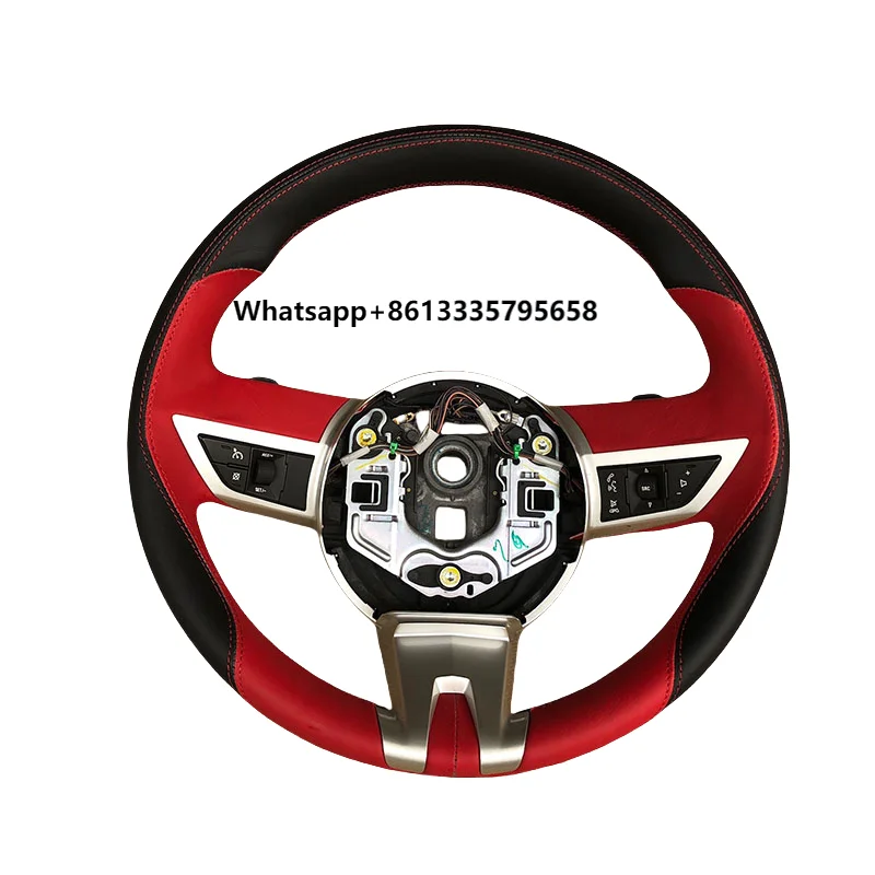 

Suitable for Honda Crv Steering Wheel Cover Genuine Leather Hand-sewn New Civic Lingpai XRV Fit Style Special Handle Cover