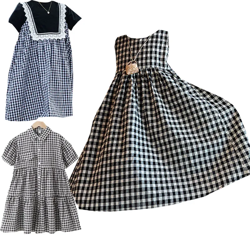 Big Girls Dresses Girl Summer Clothes New 2026 Kid Little Girls Dress Black 4 5 6 7 8 9 10 11 12 13 14 15 16 17 18 19 20 Years