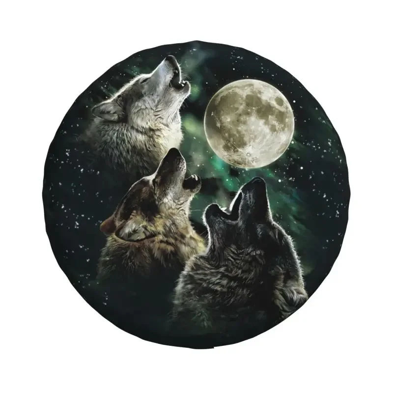 Three Wolf Moon By Antonia Neshev DecalGirl Spare Wheel Tire Cover for Grand RV SUV Trailer Vehicle Accessories 14