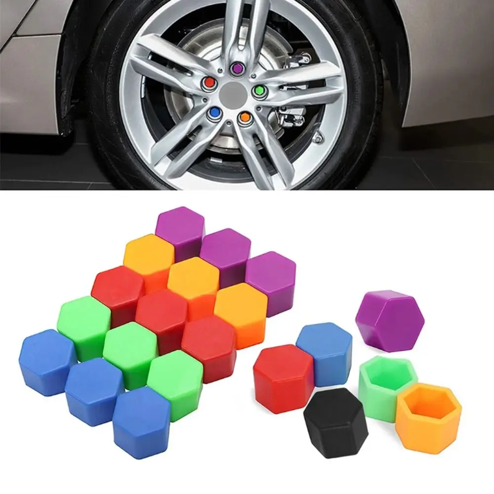 20pcs 17mm/19mm 40pcs Car Wheel Caps Silicone Auto Wheel Hub Protectors Car Accessories Anti Rust Cover