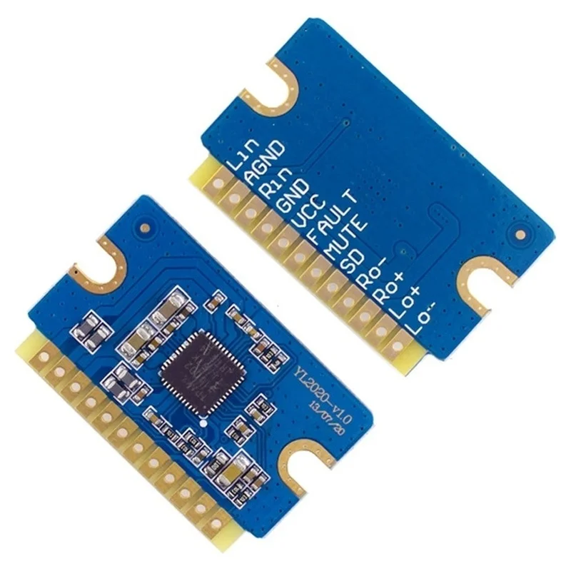 DT21 YL2020 20W+20W Digital Amplifier Board Class D 12V-24V Mini Amplifier Module Sound System for DIY Audio