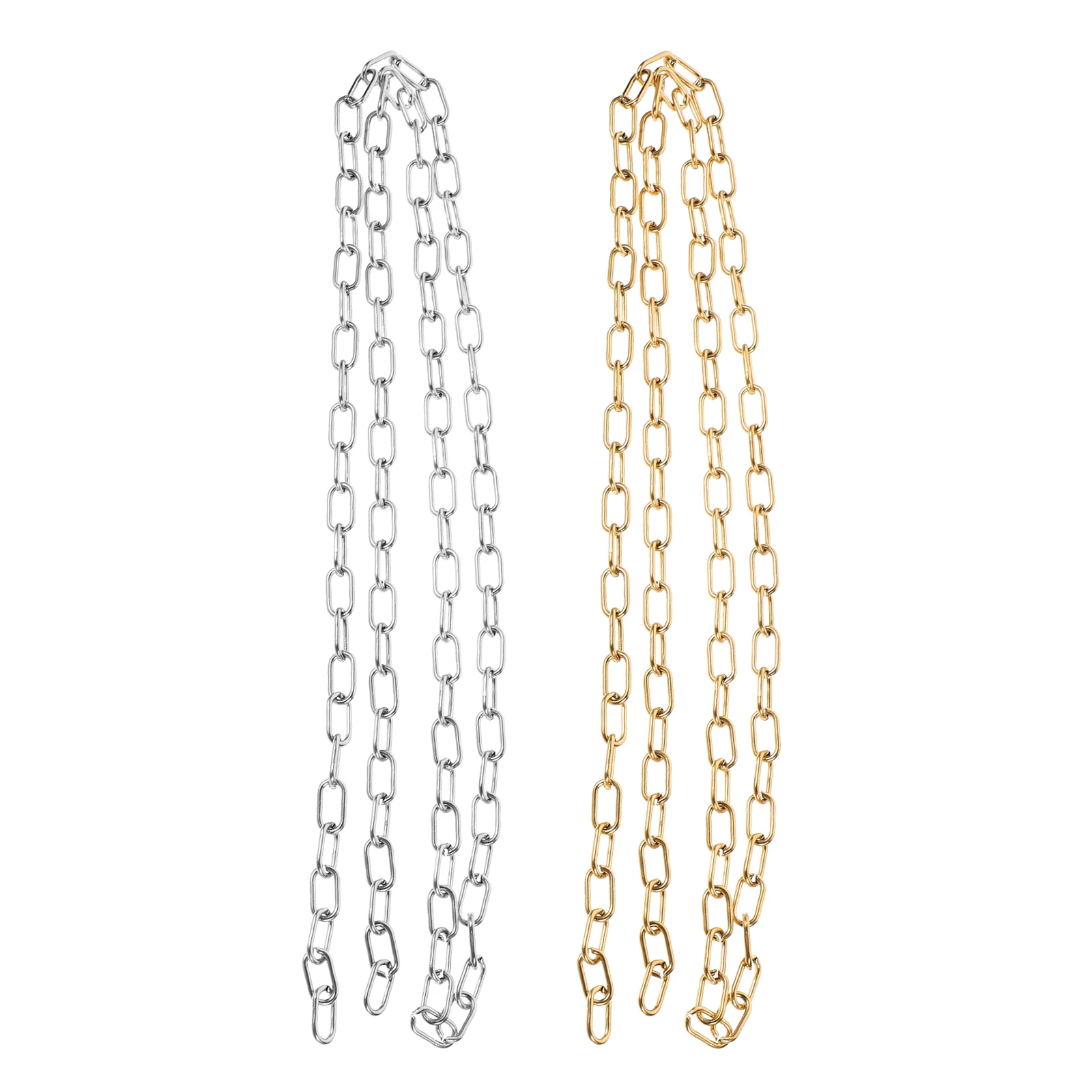

Stainless Steel Large Chain 2 Rolls Necklace Link Chains for DIY Jewelry Making Projects Craft Supplies