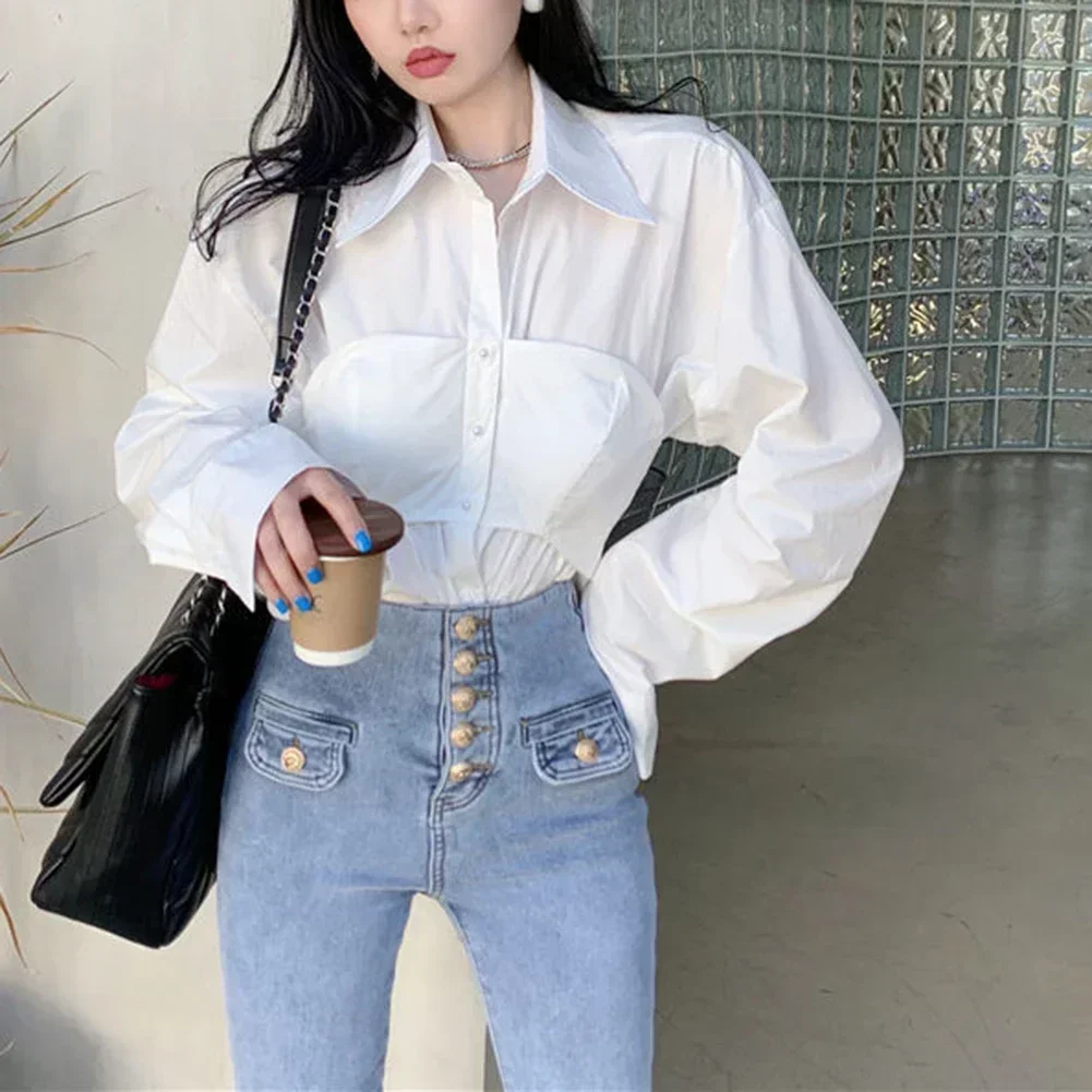 

Lapel Neck Top Casual Shirt Suitable For Autumn Suitable For Spring Suitable For Winter Comfortable Loose Design T-shirt