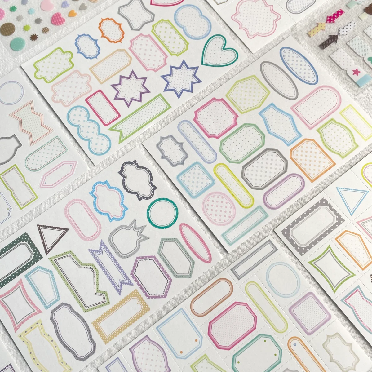 Memo Pad Sticker Label Set Minimalist Dialogue Bubble Writable Index Tabs Journal Scrapbook DIY Decoration Kit WAKAWAKA