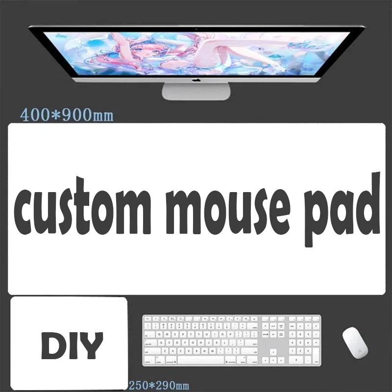 Customized Creative Printed Mouse matDIY Anime Desk Pad Extra Large MousePad Soft Rubber Desk Pad Gaming Keyboard Pad Multi-Size