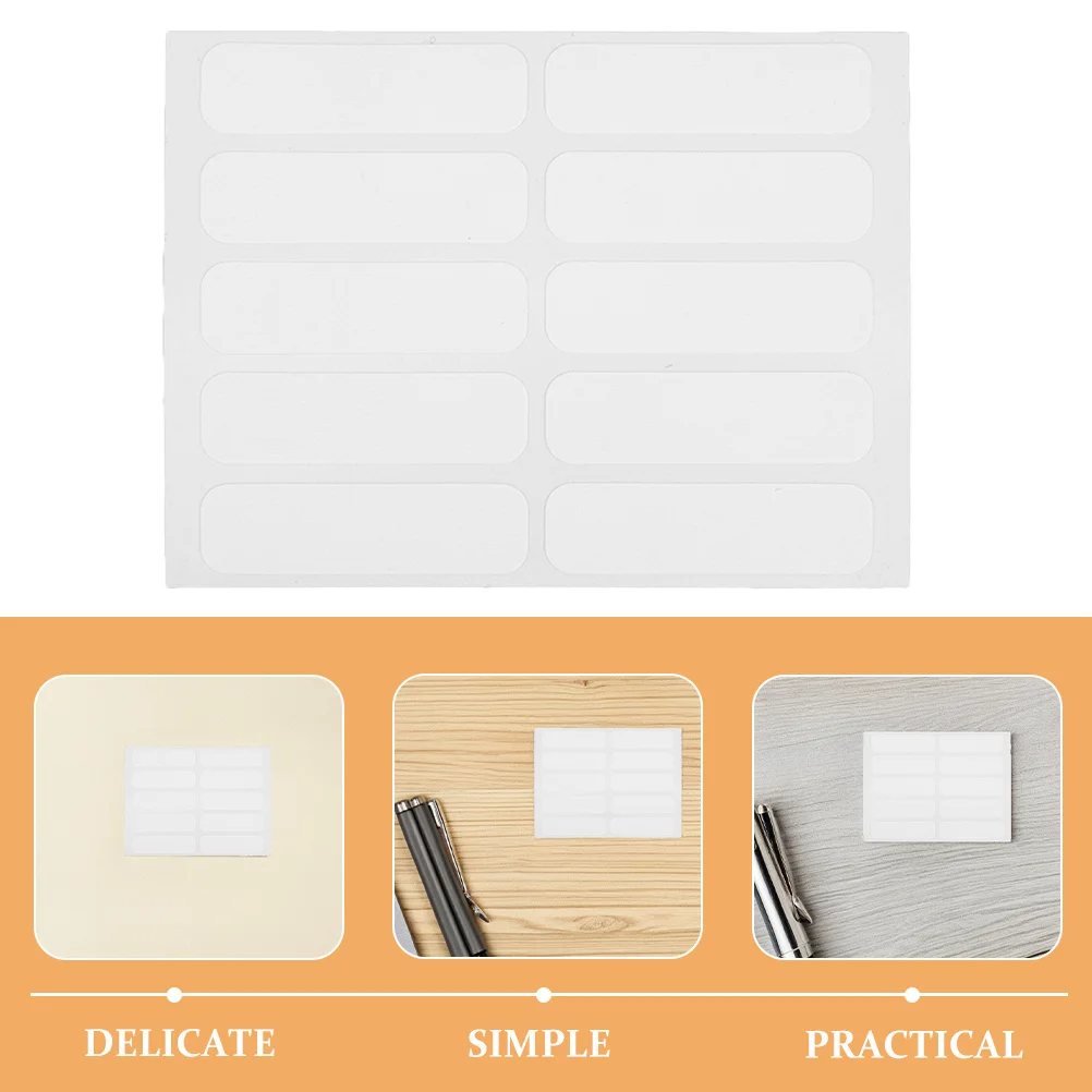 200pcs Cloth Label Stickers No-Iron Writable Waterproof For Clothing Hats Bags Shoes Baby Bottles School Supplies Name For