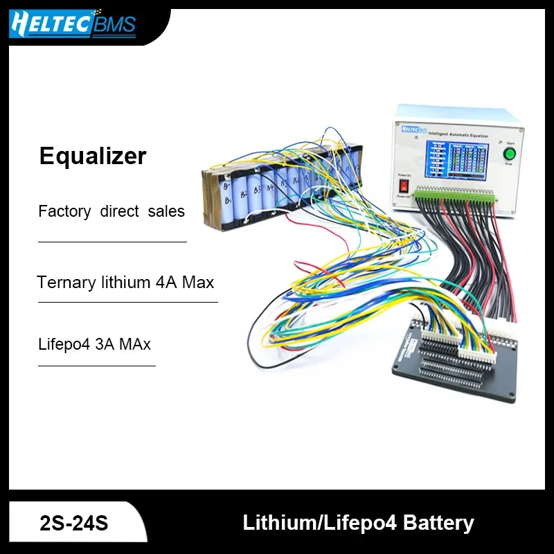 

2~24S 3A 4A Intelligent Automatic Equalizer/Discharge Balancer for Lipo/Lifepo4/LTO 1.5-4.5V batterr balancer maintenance/Repair