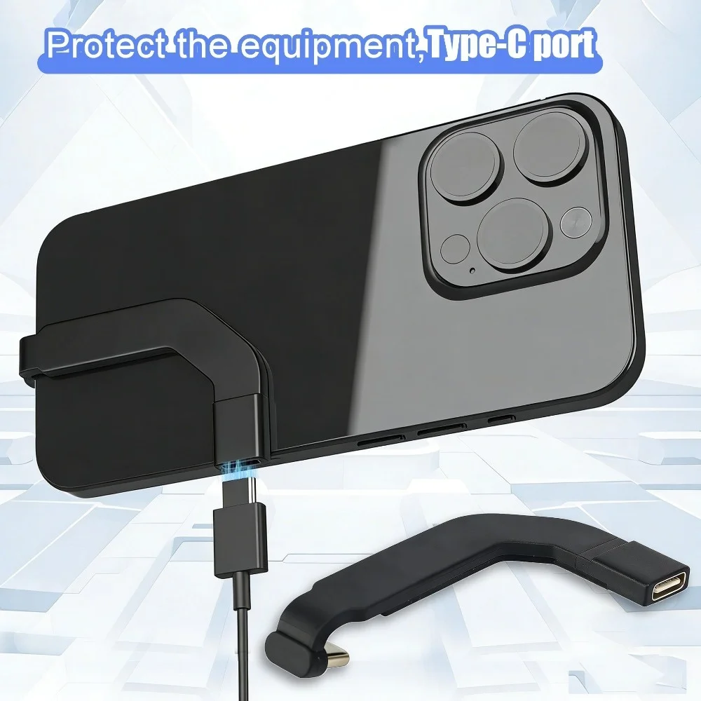 60W Typ-C Adapter Schnellladung Datensynchronisations-Anschluss für Handy Tablet Laptop Universeller USB-C Port-Konverter Gaming-Kompatibel – Detail 7