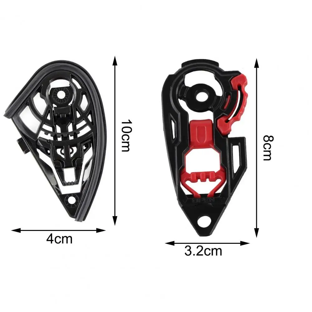 Plaque de base de bouclier compacte et serrée pour casque ABS, plaque de base d\'engrenage pour K1, K3SV, K5, K3, K4, 1 paire