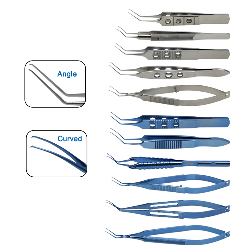 Ophthalmic Utrata Style Capsulorhexis Forceps Micro Tweezers Ophthalmic Surgical Instruments Ophthalmic Forceps
