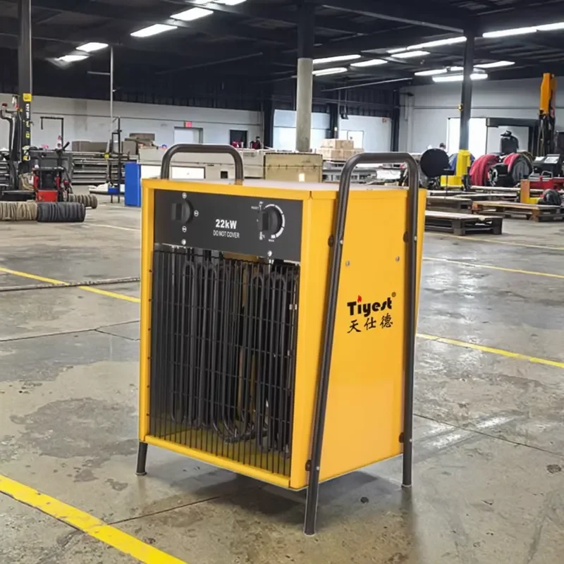 22000W Heavy Duty Electric Fan Heater Adjustable Industrial Workshop Heating Efficient Safety Certified for Home Factory Use