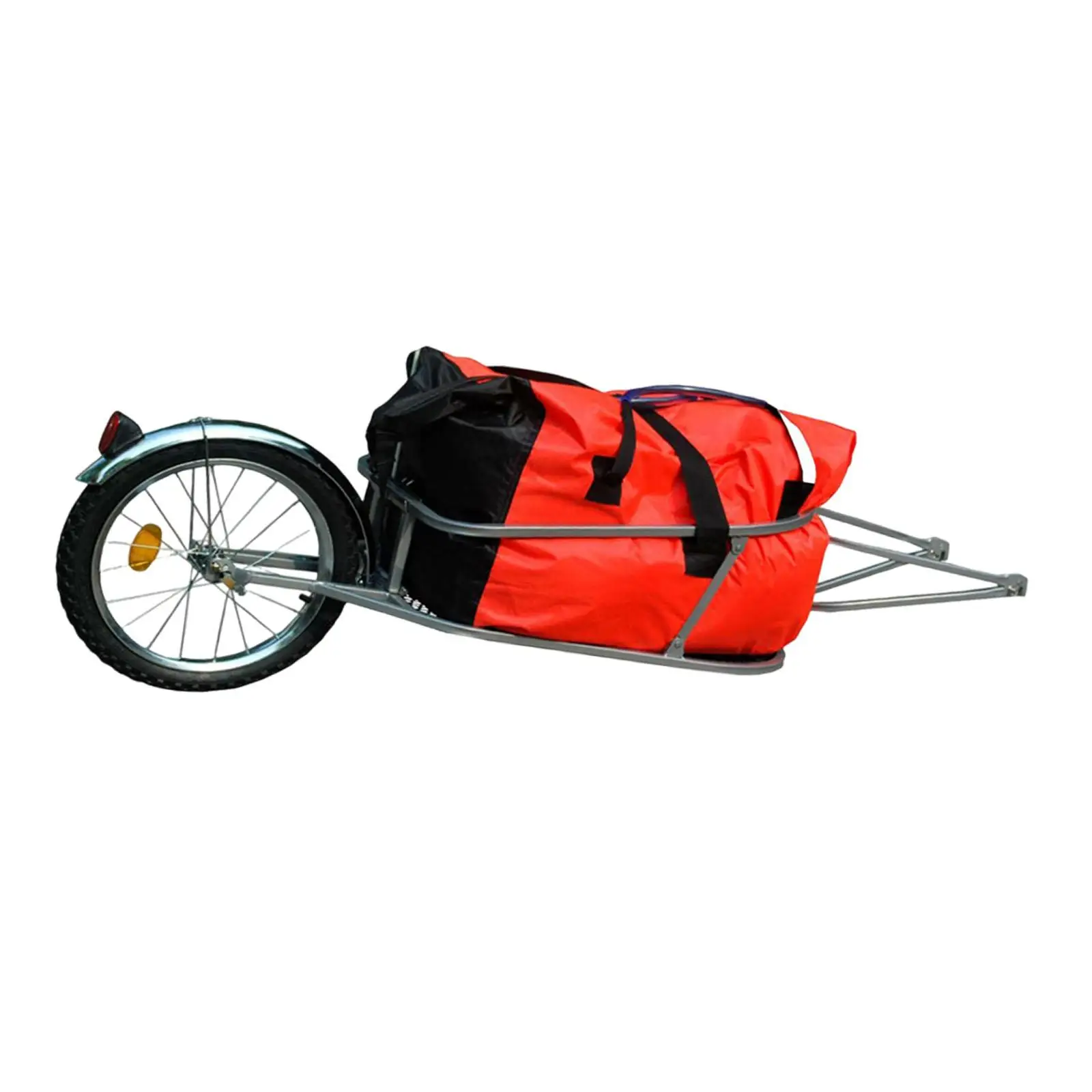 

Bicycle Cargo Trailer with Pouch Wagon Cart for Mountain Bike Travel Outdoor