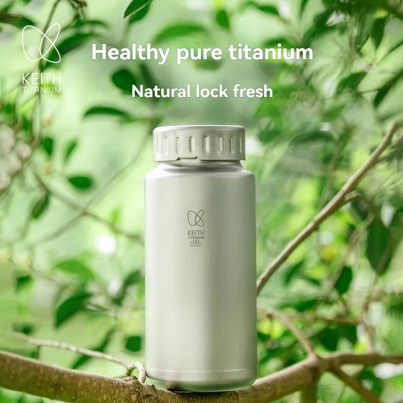 

Pure titanium wide-mouth pot outdoor sports kettle lightweight portable large capacity water cup delivery pot set