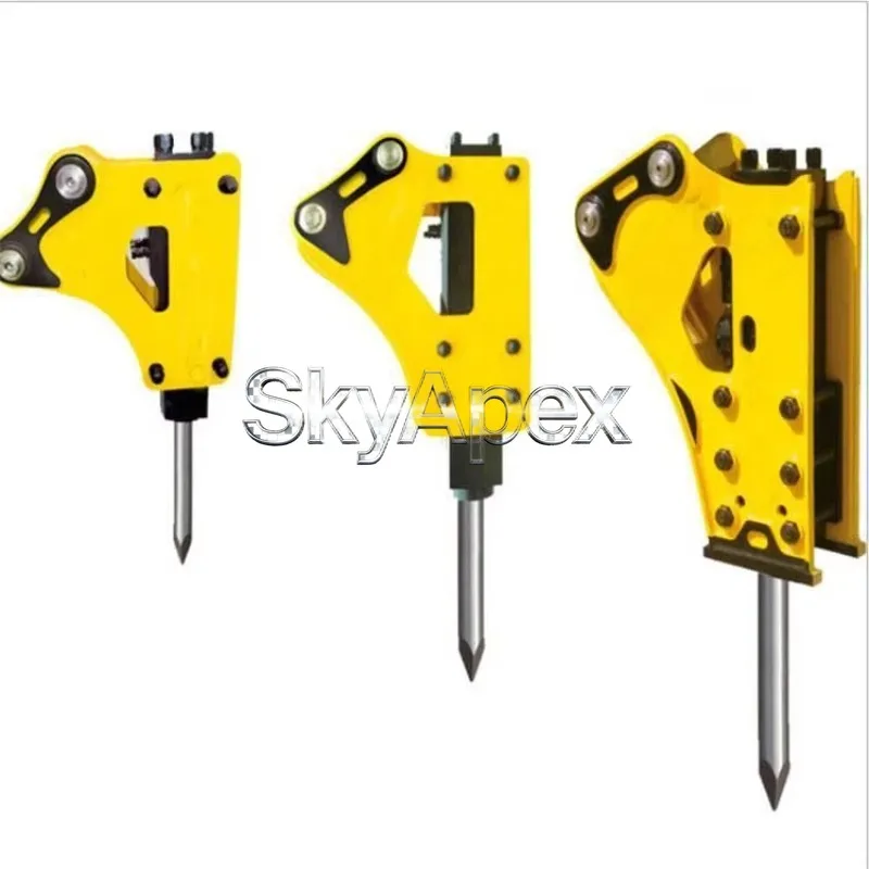 

Excavator Attachment Hydraulic Breaker Low Noise Hydraulic Hammer for Earthmoving Machinery Rock Breaking Work Heavy Duty