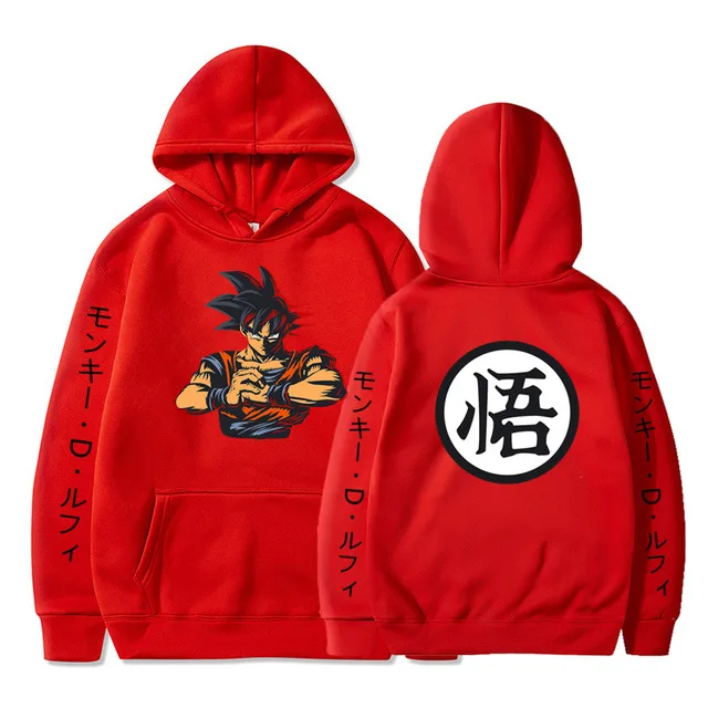 

Dragon Ball Pullover Hoodie - Soft, Flexible & Breathable | Trendy Hoody | Ideal Hooded Sweatshirt for Sports, Leisure