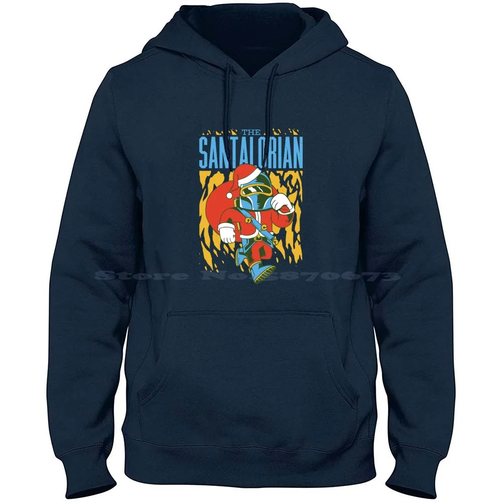 The Santalorian 100% Pure Cotton Hoodie Tshirt Christmas Jumper Sweater Spoof Holiday Special Christmas Holiday Santalorian