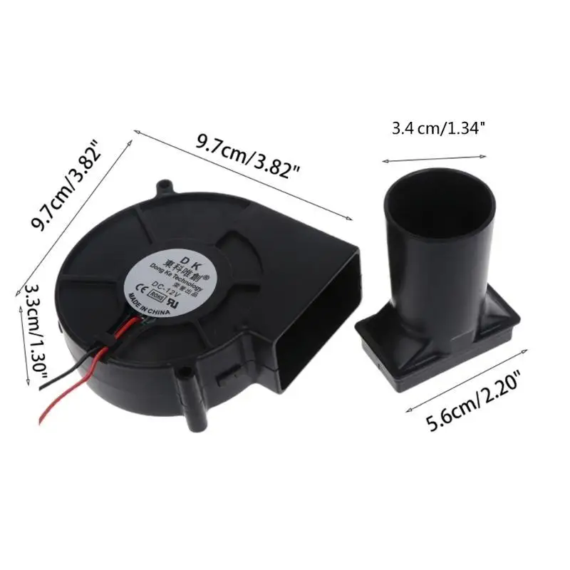 Quạt quạt không khí BBQ BBQ 9733 97X97X33MM 12V 2A 5600R/MIN