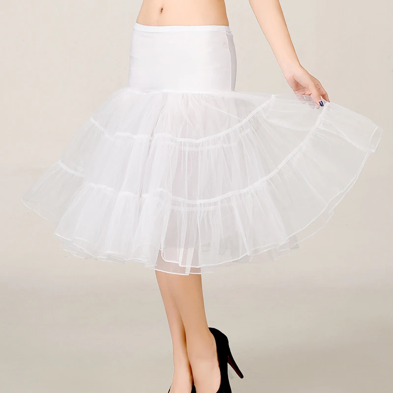 Skirts Vintage 50s 60s Women Ball Gown Tutu Skirt Swing Rockabilly Petticoat Underskirt Fluffy Pettiskirt for Wedding