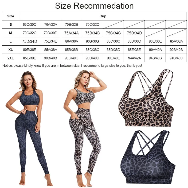 Nuvem Hide-Leopard Sutiã Esportivo para Mulheres, Fitness Yoga Colheita Top, Roupa Interior para Exercício Doméstico, Colete Sexy, Camisa Tamanho Grande, Roupa Esportiva em Corrida