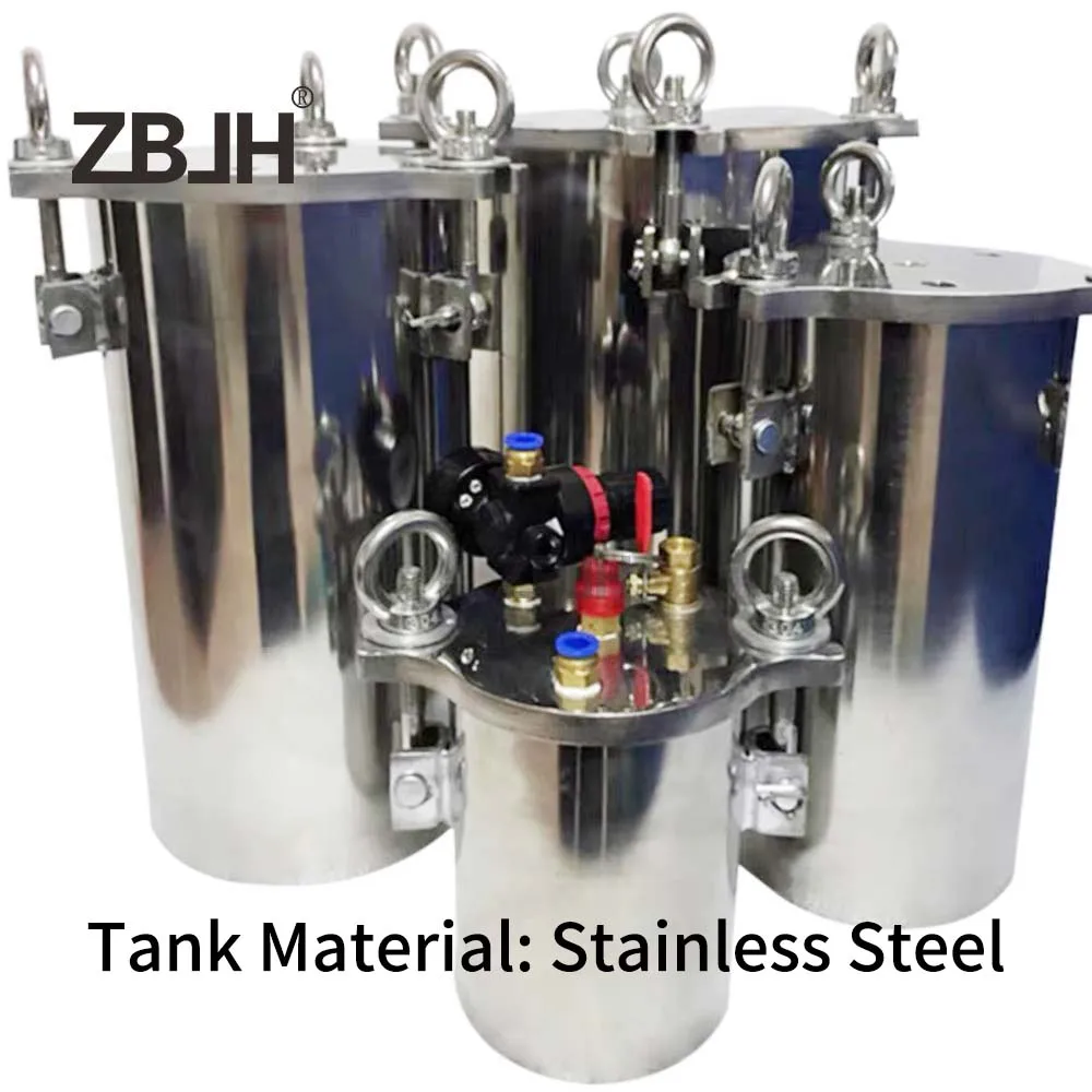 4L Glue Dispensing Pressure Tank Carbon Steel/Stainless Steel Bucket