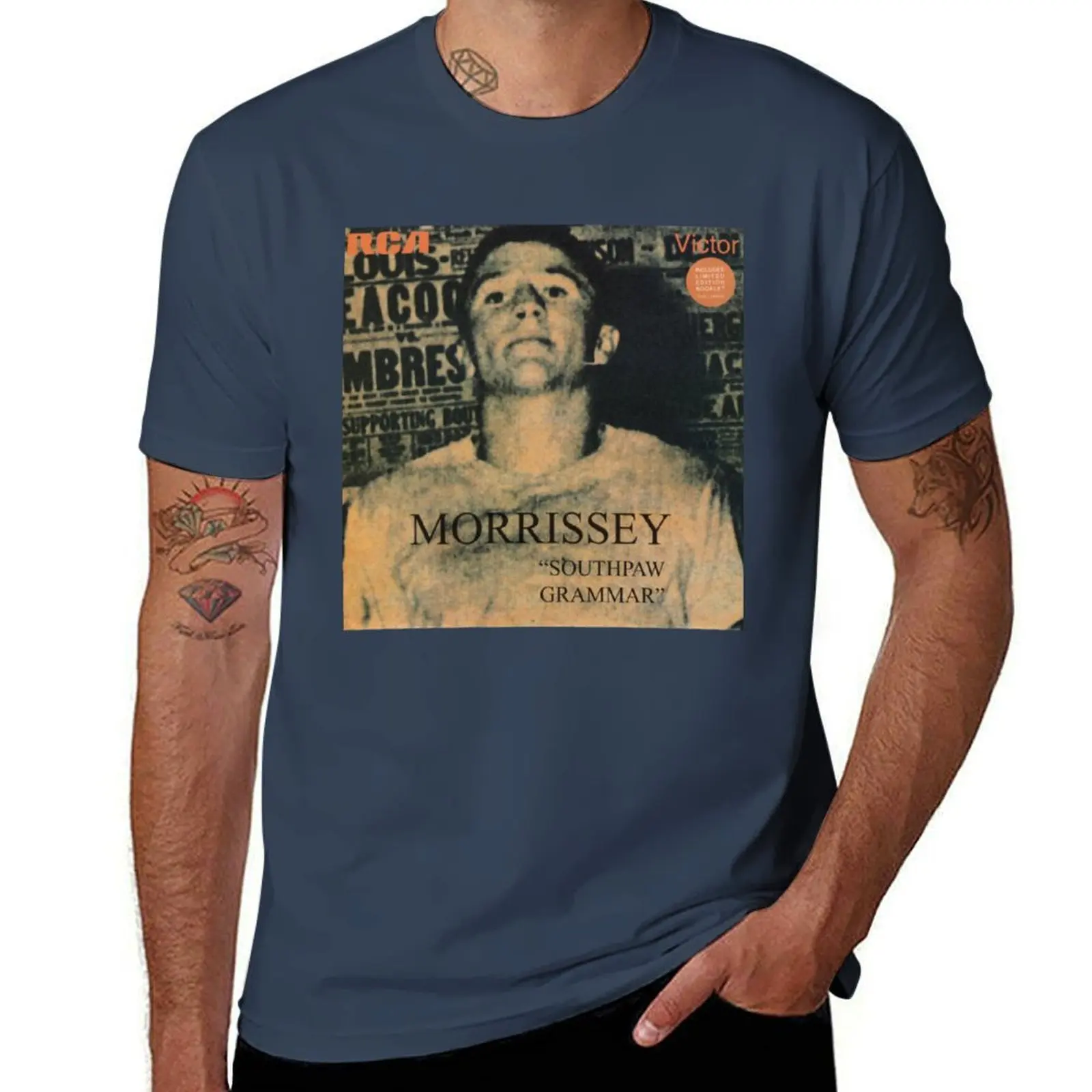 

Morrissey southpaw grammar T-Shirt t shirts for man pack white man t shirt cotton high quality t shirts designer T-Shirt