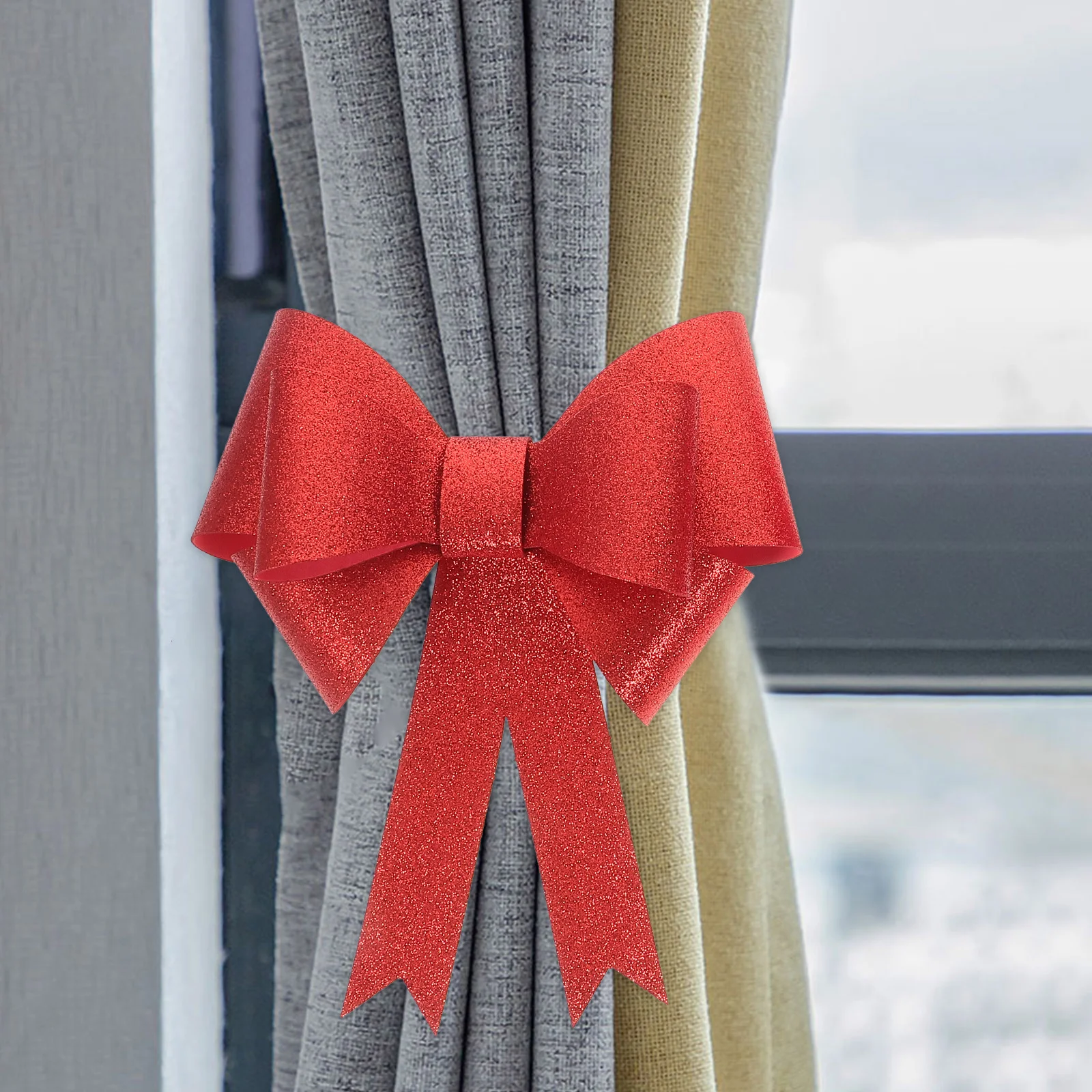 2 قطعة ستارة Holdbacks تصميم القوس الأنيق حزام آمن قوي لغرفة المعيشة غرفة نوم نافذة شير الستائر ديكور المنزل #1