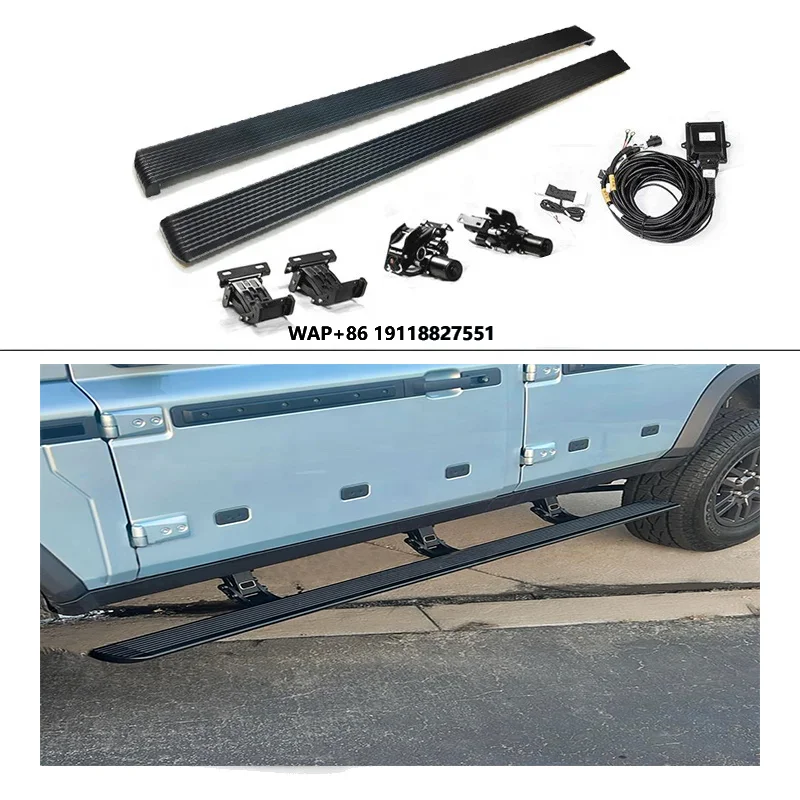 

Automatic Power Retractable Running Boards with Side Steps Exterior Foot Bar Accessories for Ineos Grenadier Electric Vehicle