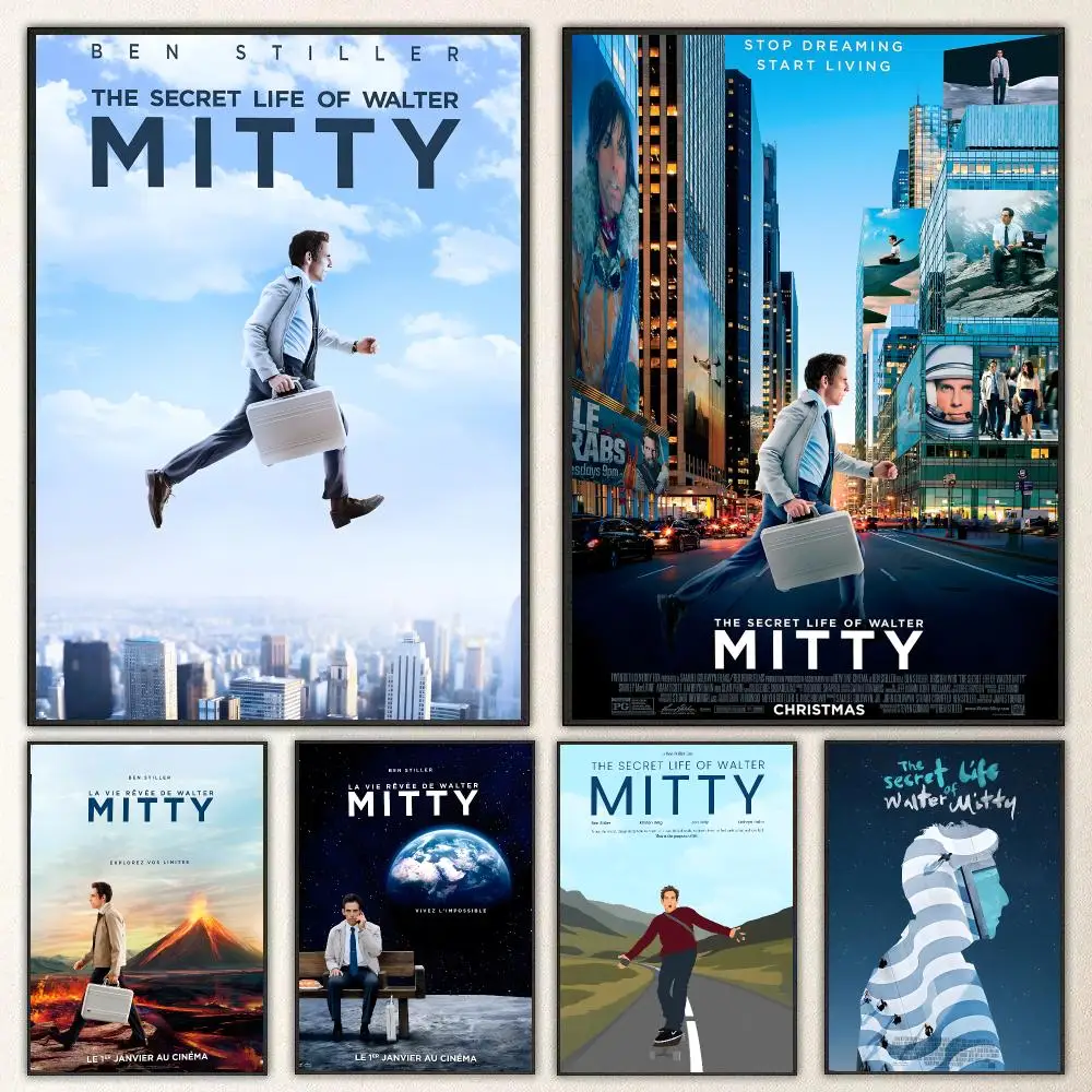 Movie Secret Life of Walter Mitty Poster High-definition  poster stickers, suitable for bedroom, living room, home decoration