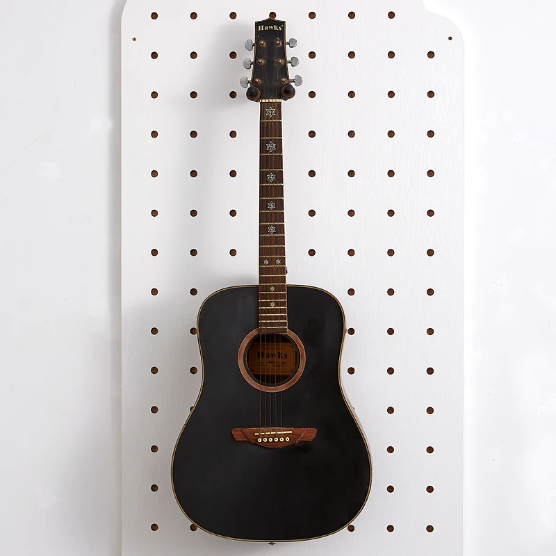 لوحة مثقوبة الغيتار جدار هوك ل Iwood آلة موسيقية تخزين شماعات Erhu القيثارة الكمان المنظم رف أجزاء عملية #2