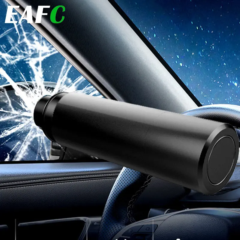 

EAFC 2-in-1 Mini Car Safety Hammer Window Breaker with Sharp Seat Belt Cutter Universal Car Emergency Rescue Escape Tool