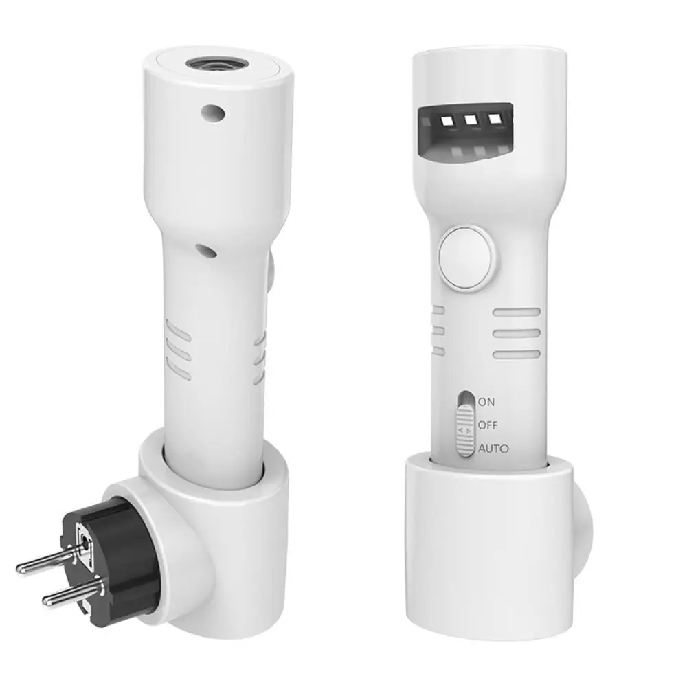 Lanterna portátil com dim automática 4000K RGB Sensor do anoitecer ao amanhecer Sensor de movimento Luz noturna Plug In Design Função 2 em 1