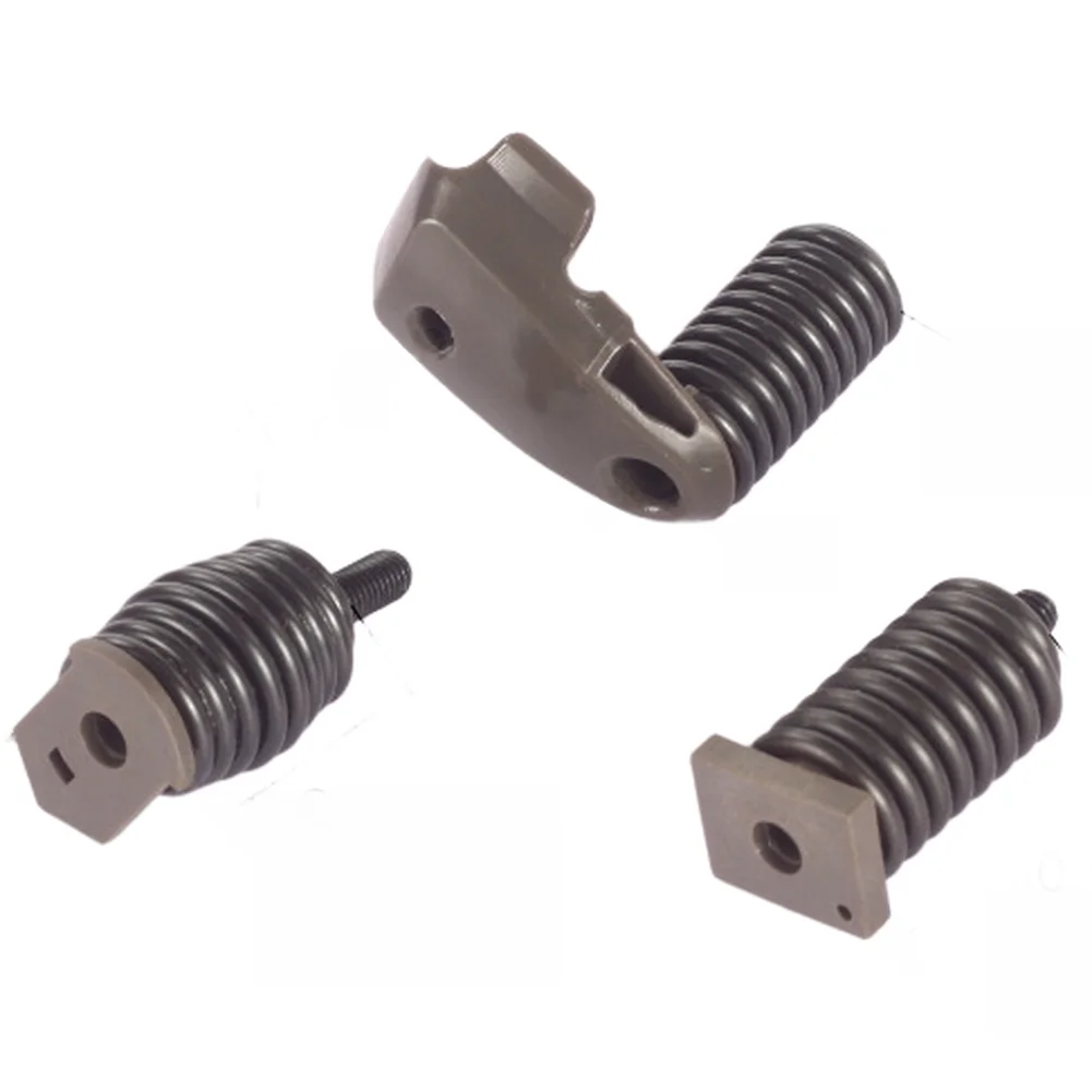 Chainsaw Vibration Dampener Spring Shock Absorber 42mm Metal Gray For Fuel Tank Reduction Parts Power Tool Accessories