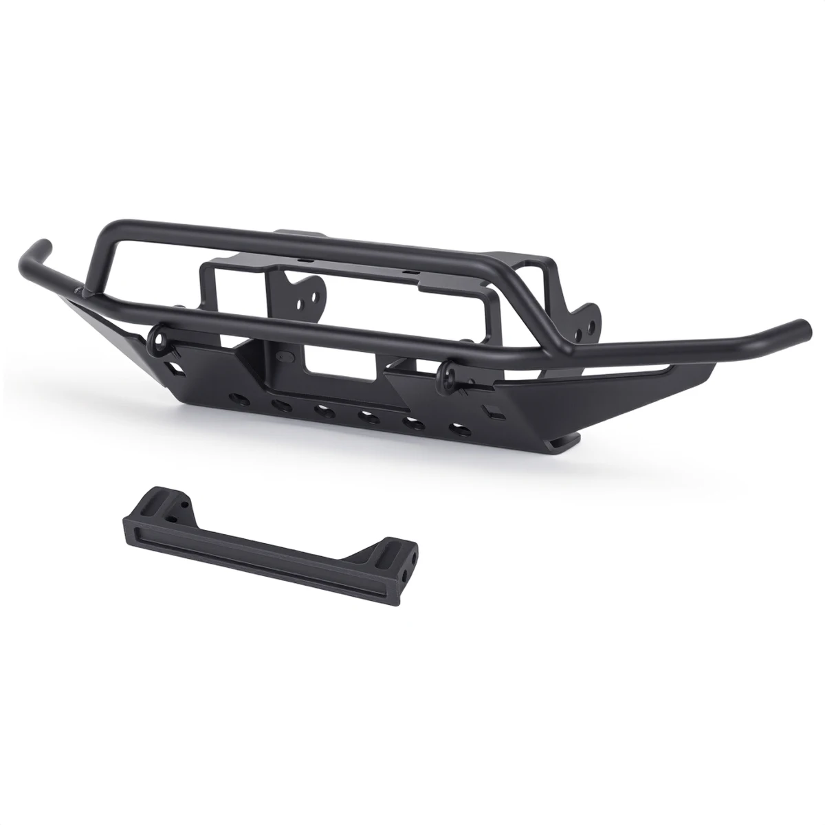 DashRC Metal Front Bull Bar Bumper for 1/10 TRX4 Bronco RC Crawler